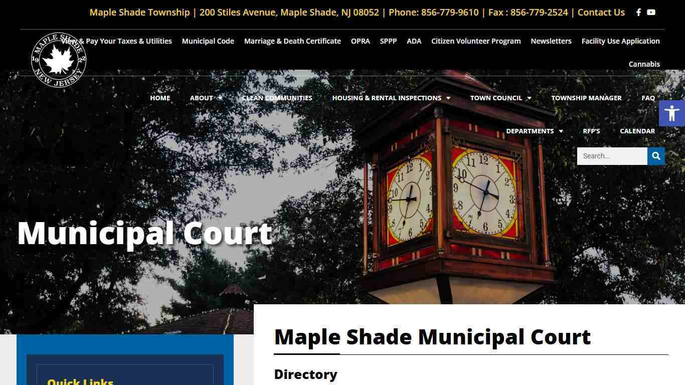 Municipal Court – Maple Shade Township